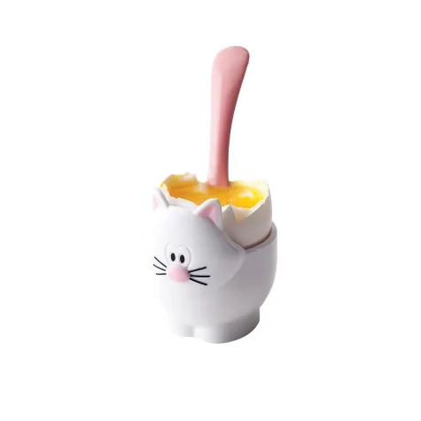 Joie Meow Egg Cup and Spoon Image 1
