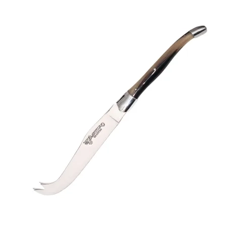 Laguiole en Aubrac Forged Cheese Knife Solid Horn Image 2