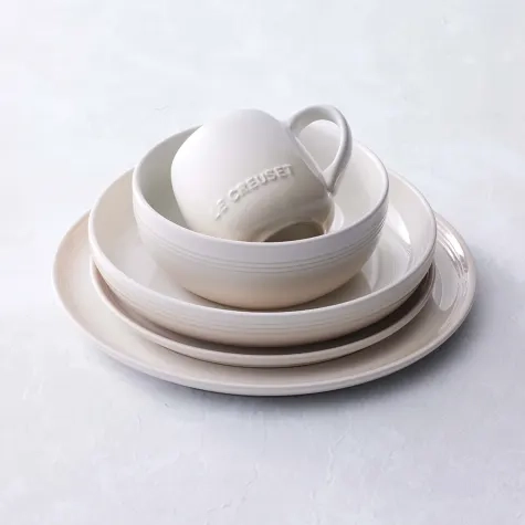 Le Creuset Stoneware Coupe Pasta Bowl 22cm Meringue Image 2