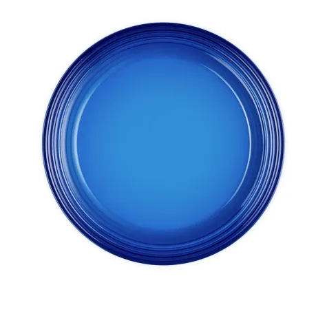 Le Creuset Stoneware Dinner Plate 27cm Azure Blue Image 1