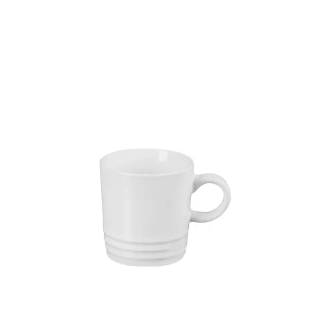 Le Creuset Stoneware Espresso Mug 100ml White Image 1