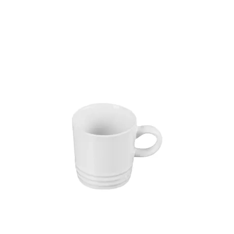 Le Creuset Stoneware Espresso Mug 100ml White Image 2