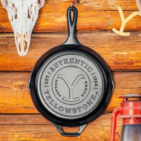 Lodge Yellowstone Cast Iron Authentic Y Skillet 26cm Image 2