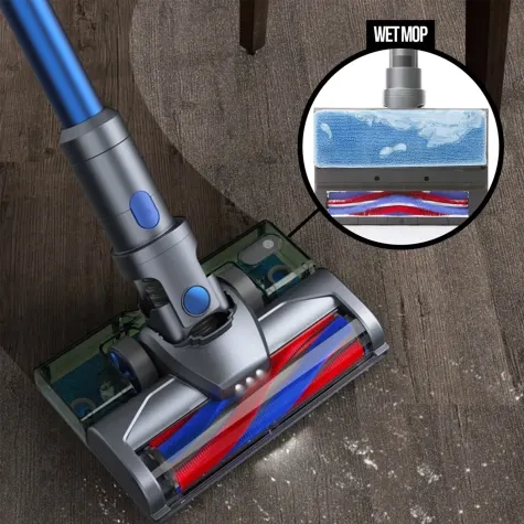 MyGenie H20 Pro Wet Mop Stick Vacuum Blue Image 2