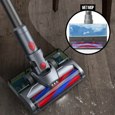 MyGenie H20 Pro Wet Mop Stick Vacuum Grey Image 2