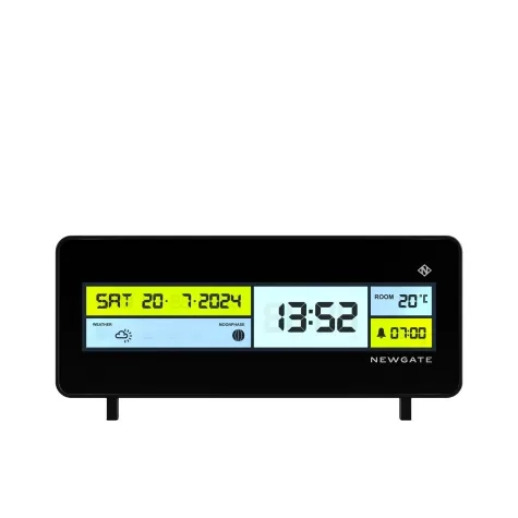 Newgate Futurama LCD Alarm Clock Black Image 1