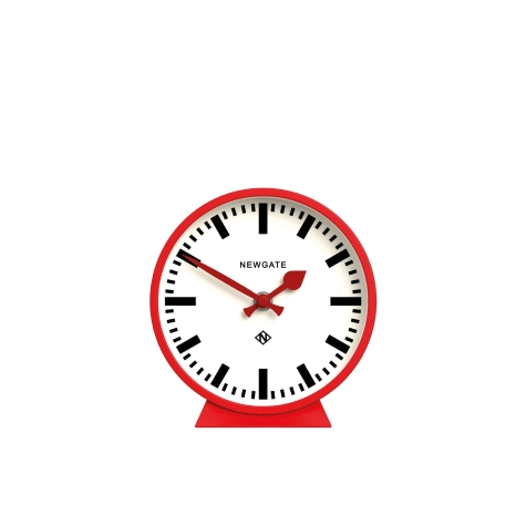 Newgate Railway Mantel Clock Fire Engine Red Image 1