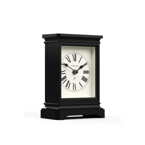 Newgate Time Lord Mantel Clock Matte Black Image 2