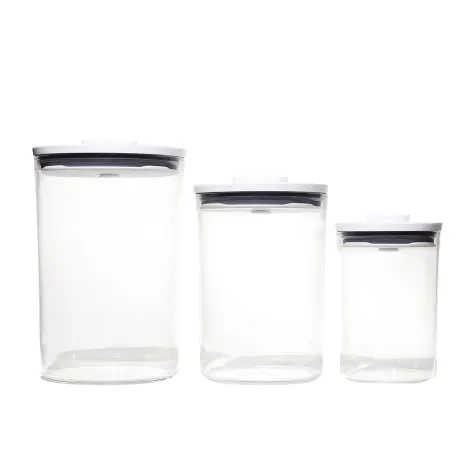 OXO Good Grips POP 2.0 Round Canister Set of 3 Image 2