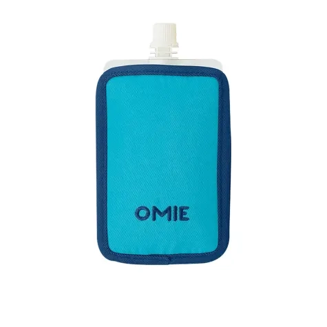 Omie Freezable Food Pouch Blue Image 2
