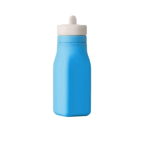 Omie Silicone Drink Bottle 250ml Blue Image 2