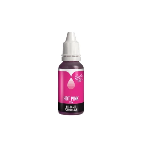 Over the Top Gel Food Colour 25ml Hot Pink Image 1