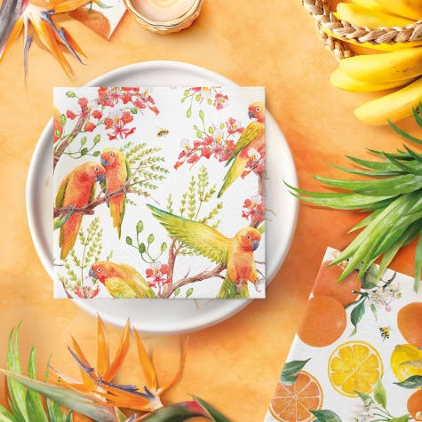 PAW Everyday 3ply Napkin 20pk Citrus with Bees Image 2