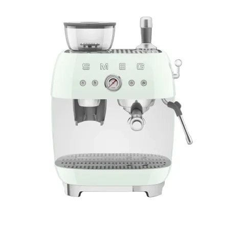 Smeg 50's Retro Style Espresso Machine with Built In Grinder Pastel Green Image 1