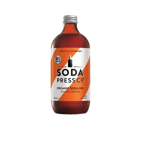 SodaStream Soda Press Co Organic Soda Syrup 500ml Summer Orange Image 1
