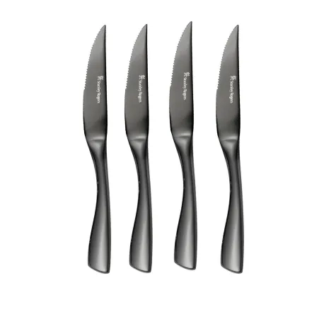 Stanley Rogers Soho Steak Knife Set of 4 Onyx Image 1