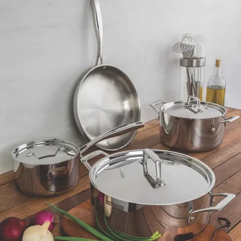 Tramontina Grano Collection Stainless Steel Sauce Pan 30cm - 3.1L Image 2
