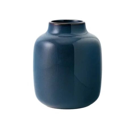 Villeroy & Boch Lave Home Shoulder Vase 15.5cm Blue Image 1