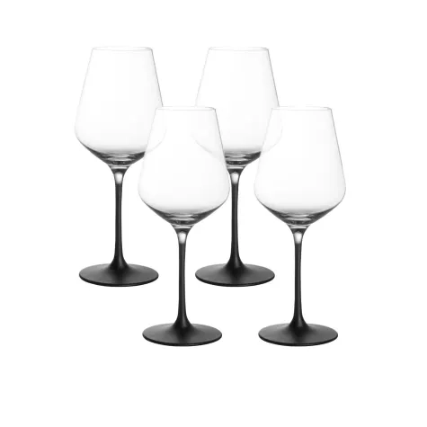 Villeroy & Boch Manufacture Rock White Wine Glass 380ml Set of 4 Image 1