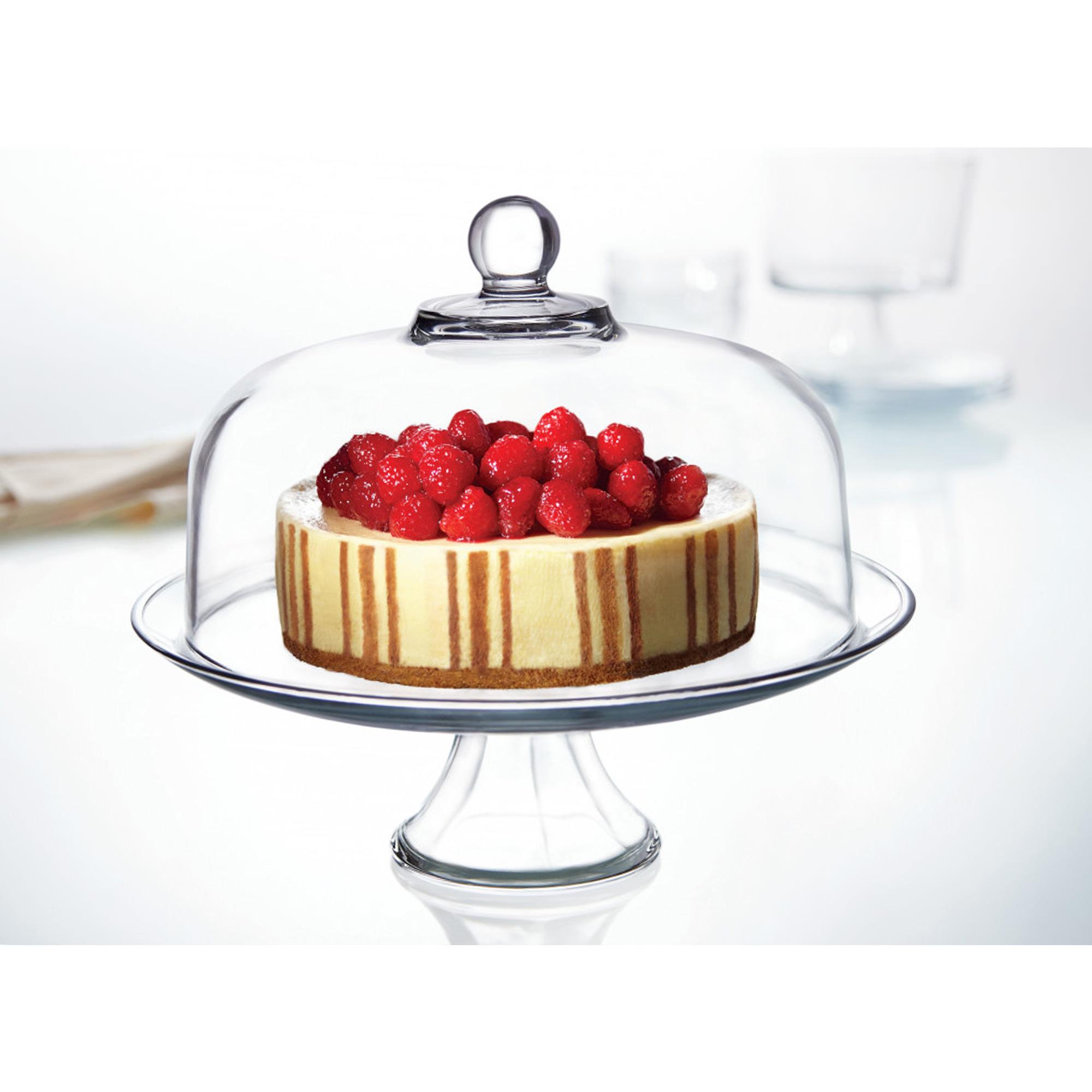 Anchor Hocking Presence Cake Stand & Dome 33cm Image 3