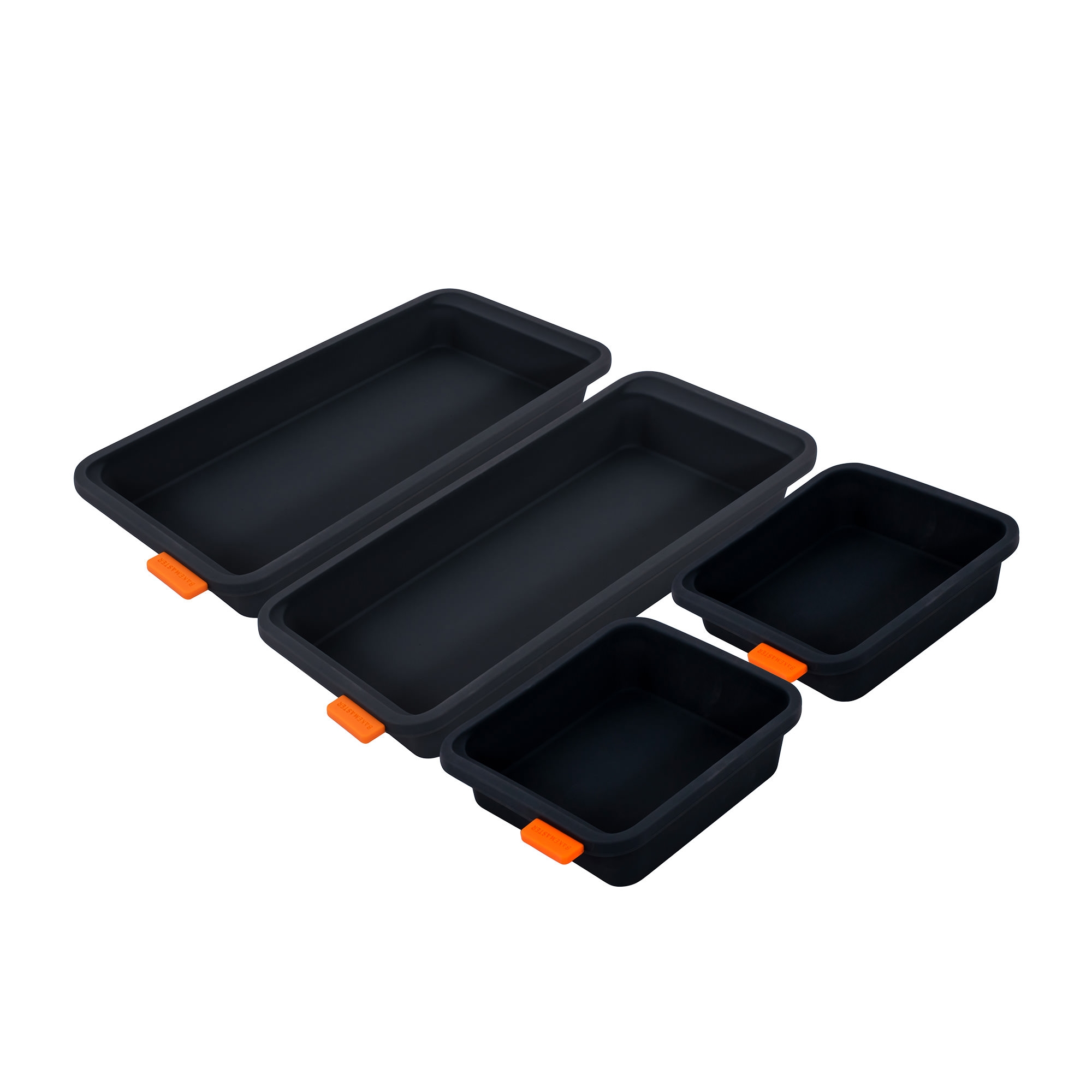 Bakemaster Reinforced Silicone Divider Trays Set 4pc Image 1