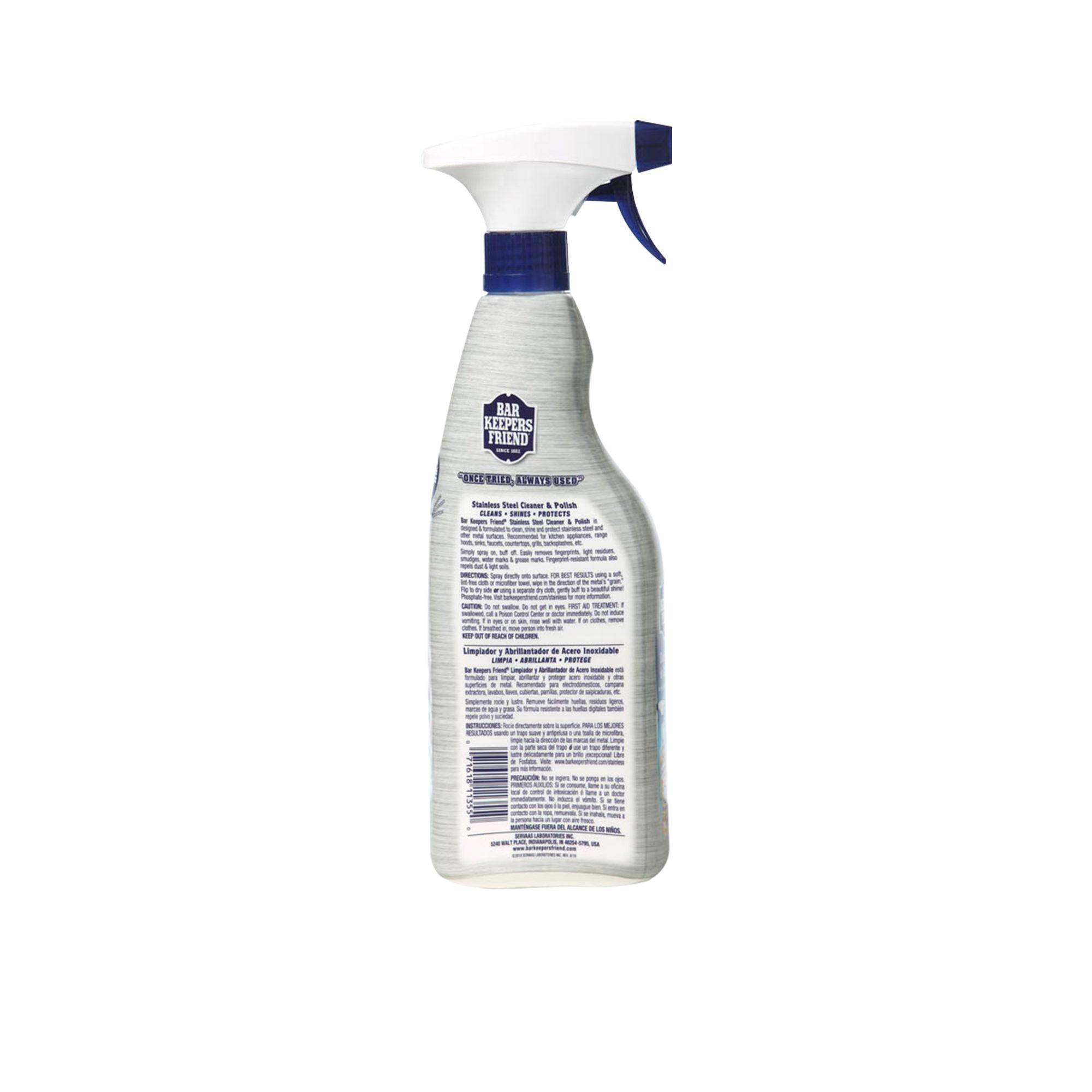 Bar Keepers Friend Stainless Steel Cleaner & Polish Spray 750ml Image 3