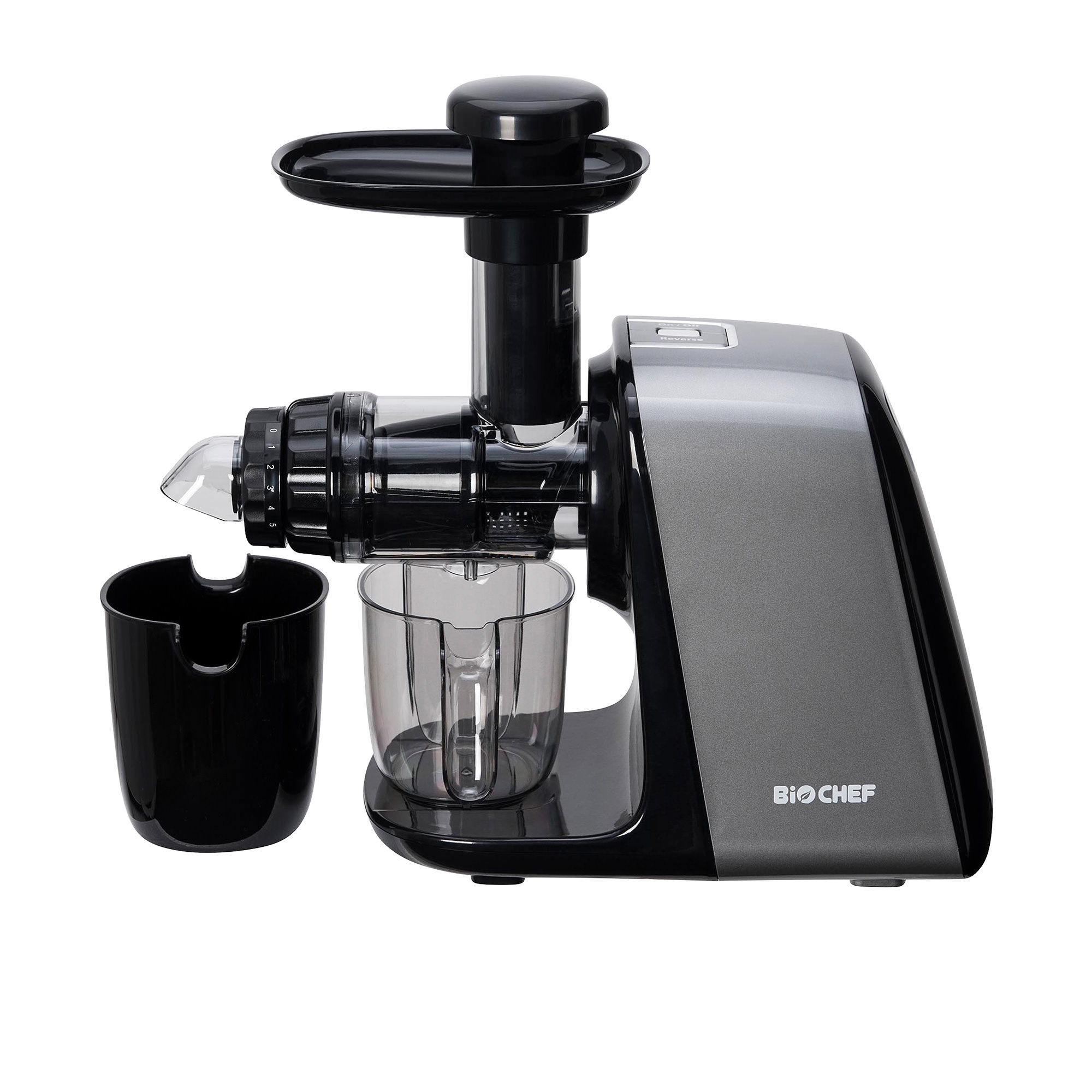 BioChef Axis Compact Cold Press Juicer Silver Image 1