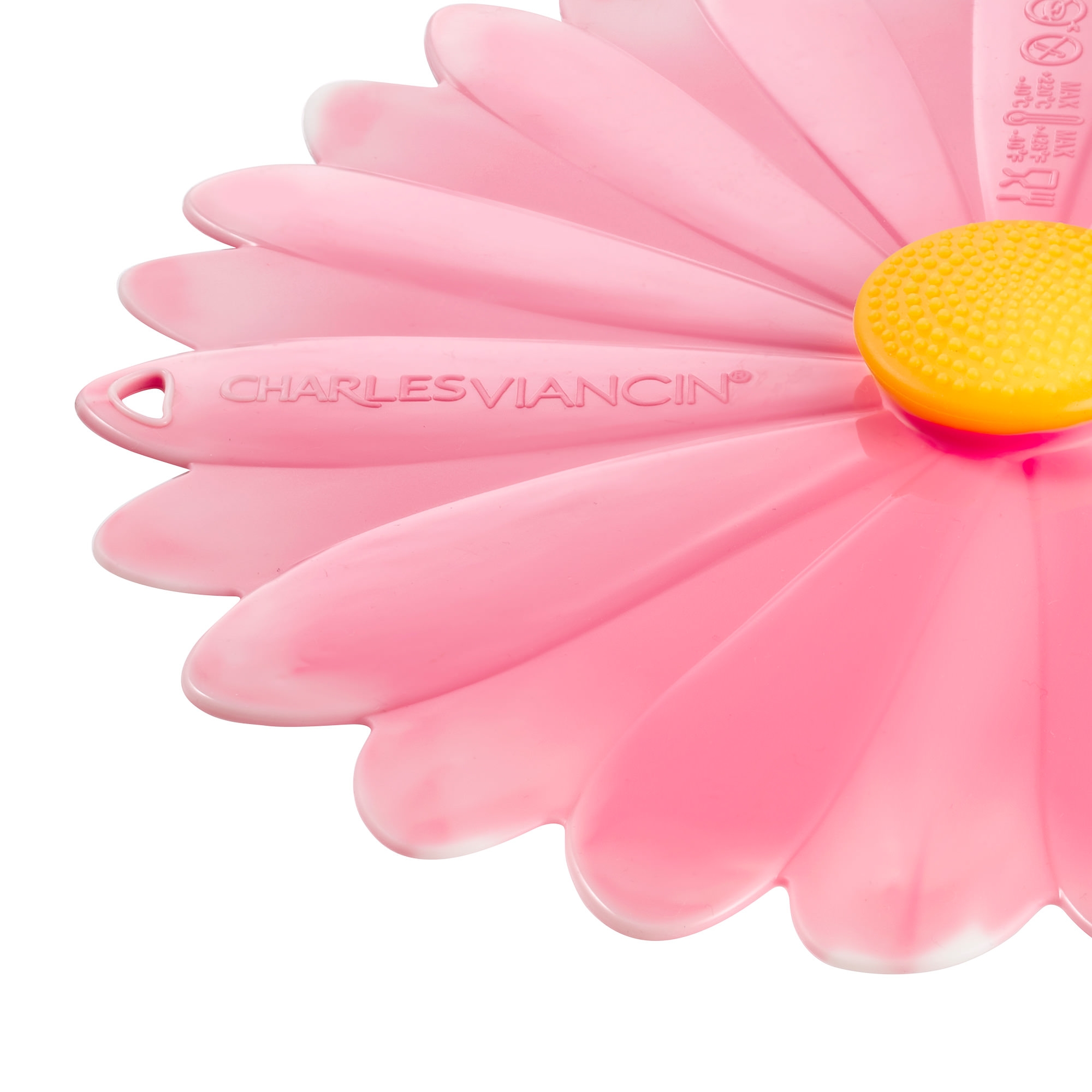 Charles Viancin Daisy Silicone Lid 20cm Pink Image 2