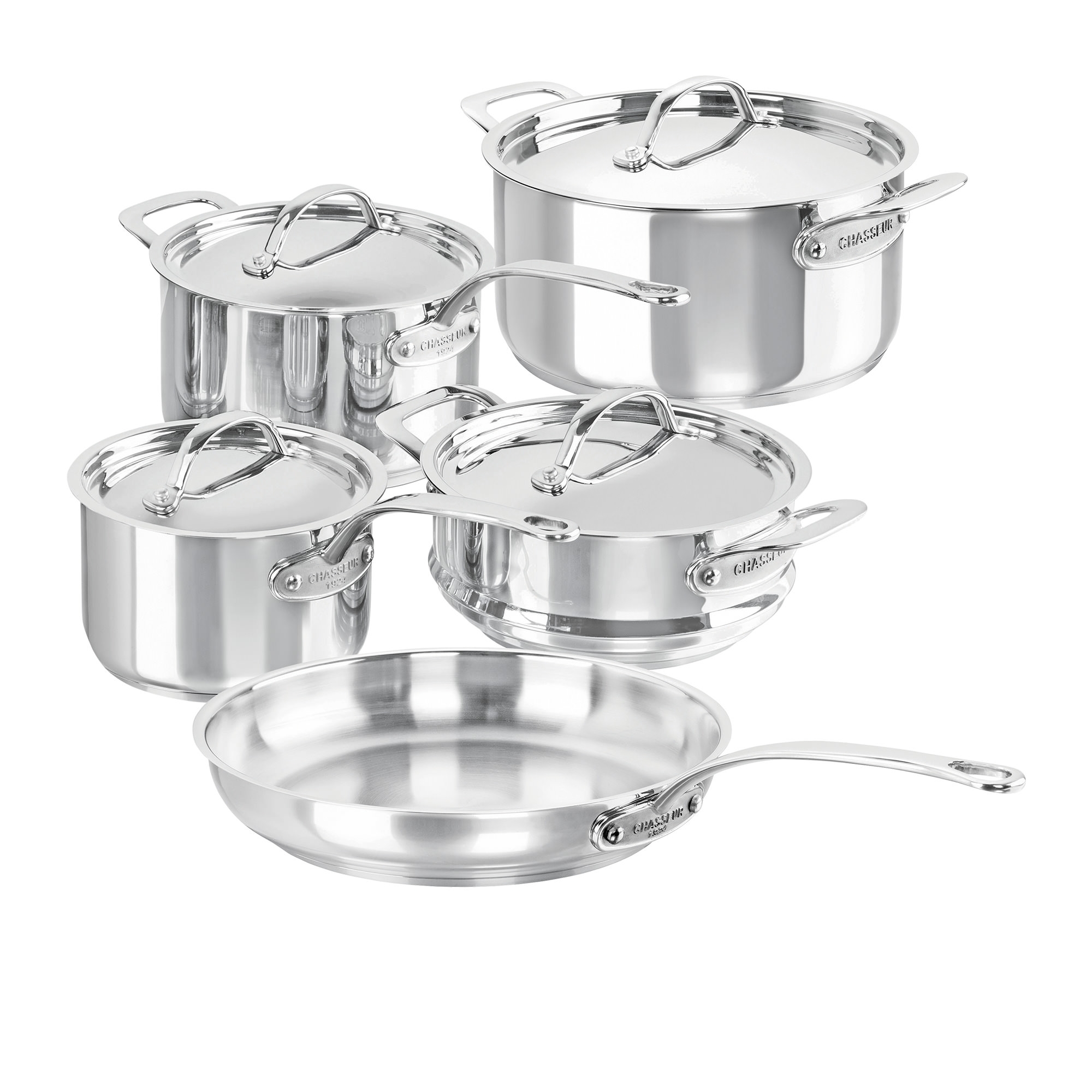 Chasseur Maison 5pc Stainless Steel Cookware Set Image 1