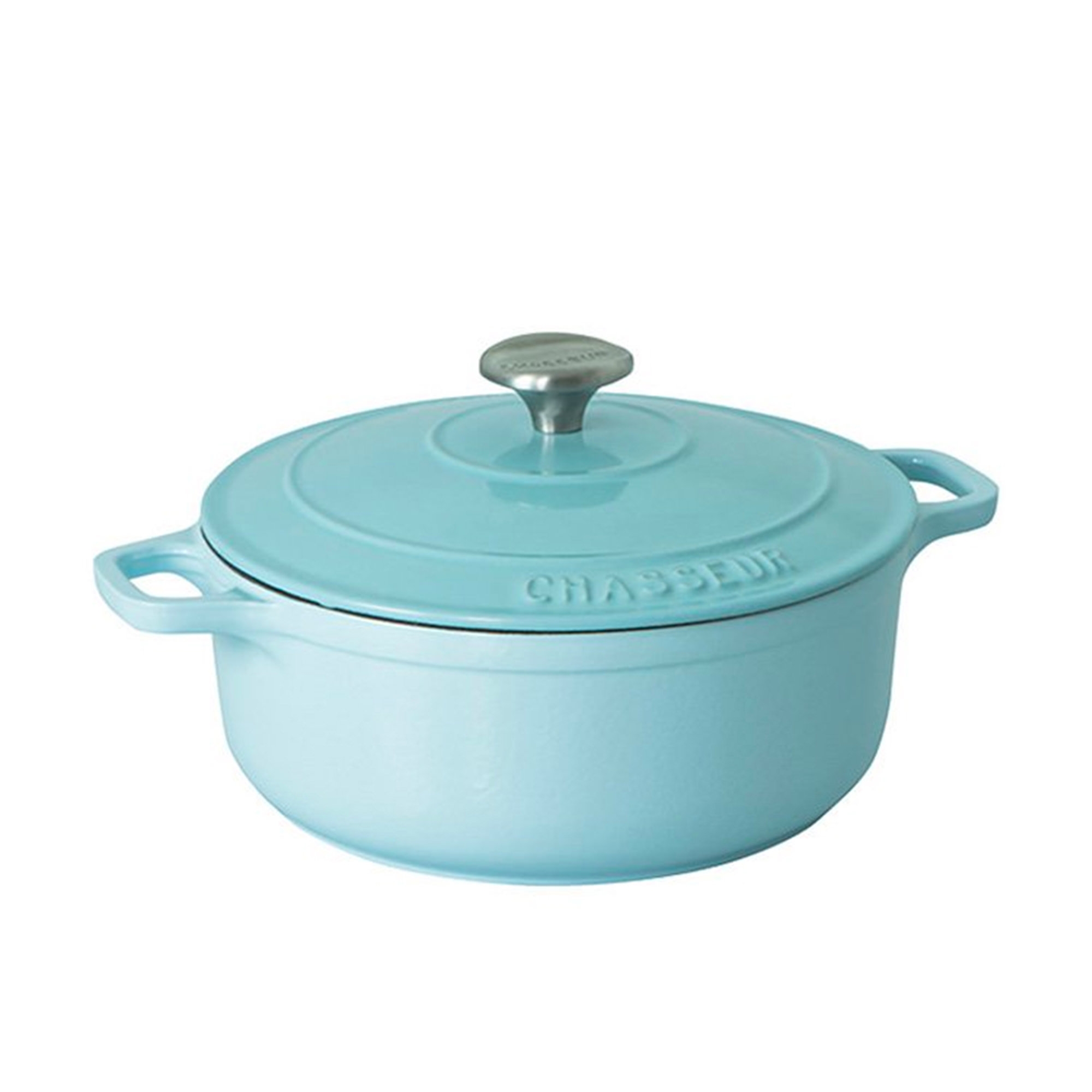Chasseur Round French Oven 26cm - 5L Duck Egg Blue Image 1