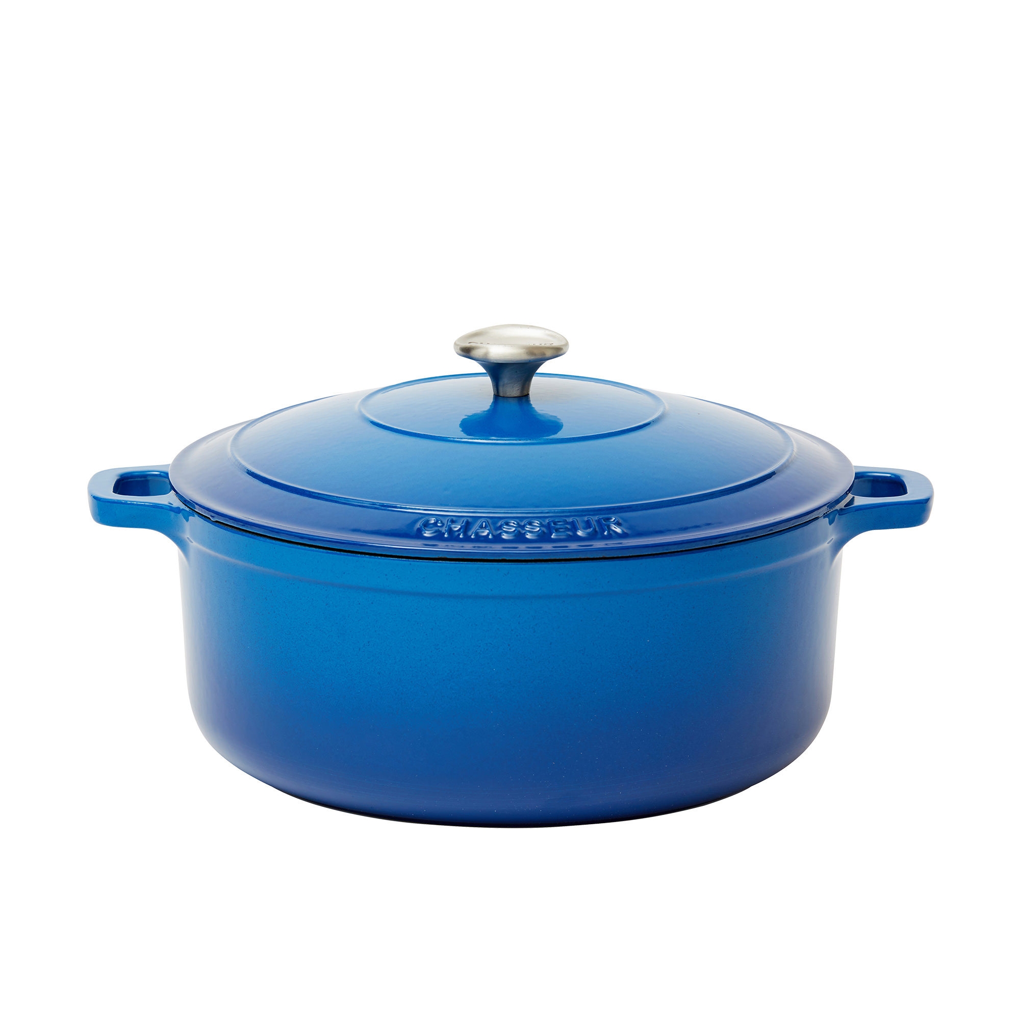 Chasseur Round French Oven 26cm - 5L Imperial Blue Image 1
