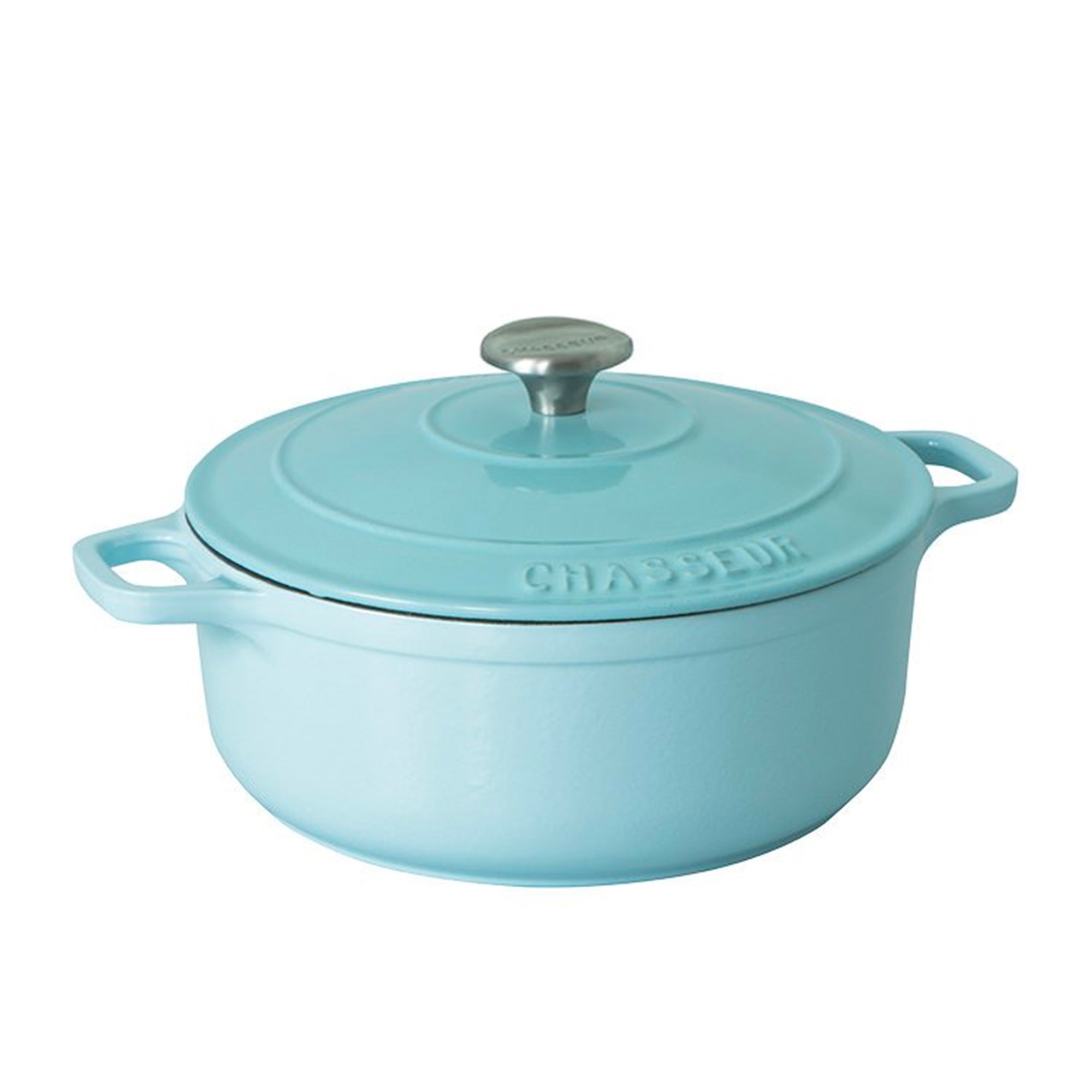 Chasseur Round French Oven 28cm - 6.1L Duck Egg Blue Image 1