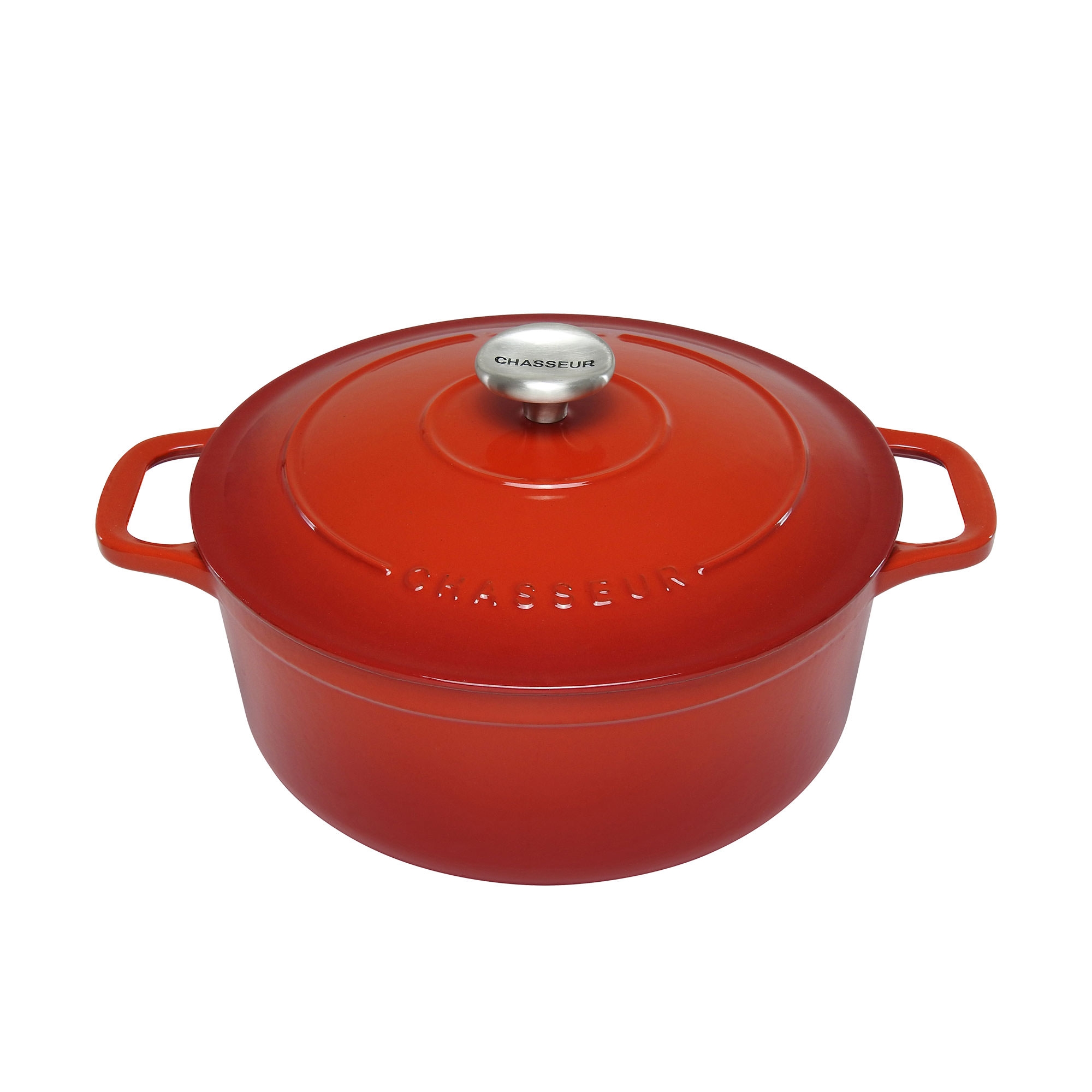 Chasseur Round French Oven 28cm - 6.3L Inferno Red Image 1