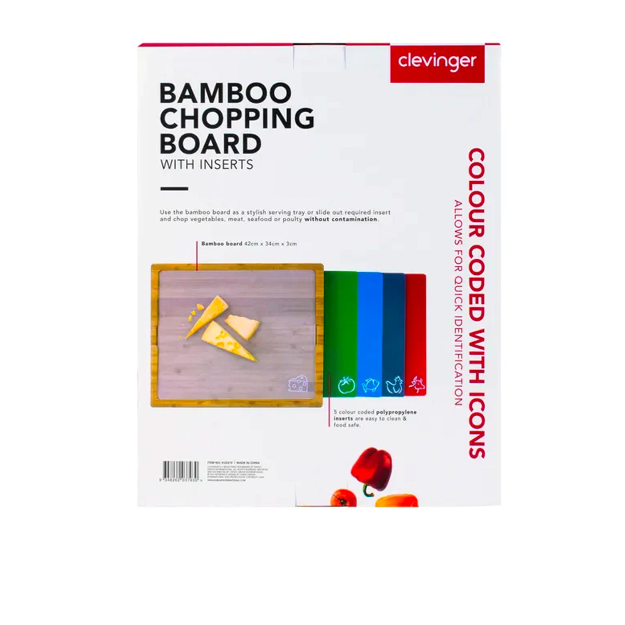 Clevinger Bamboo Chopping Board Set 5pc Image 5