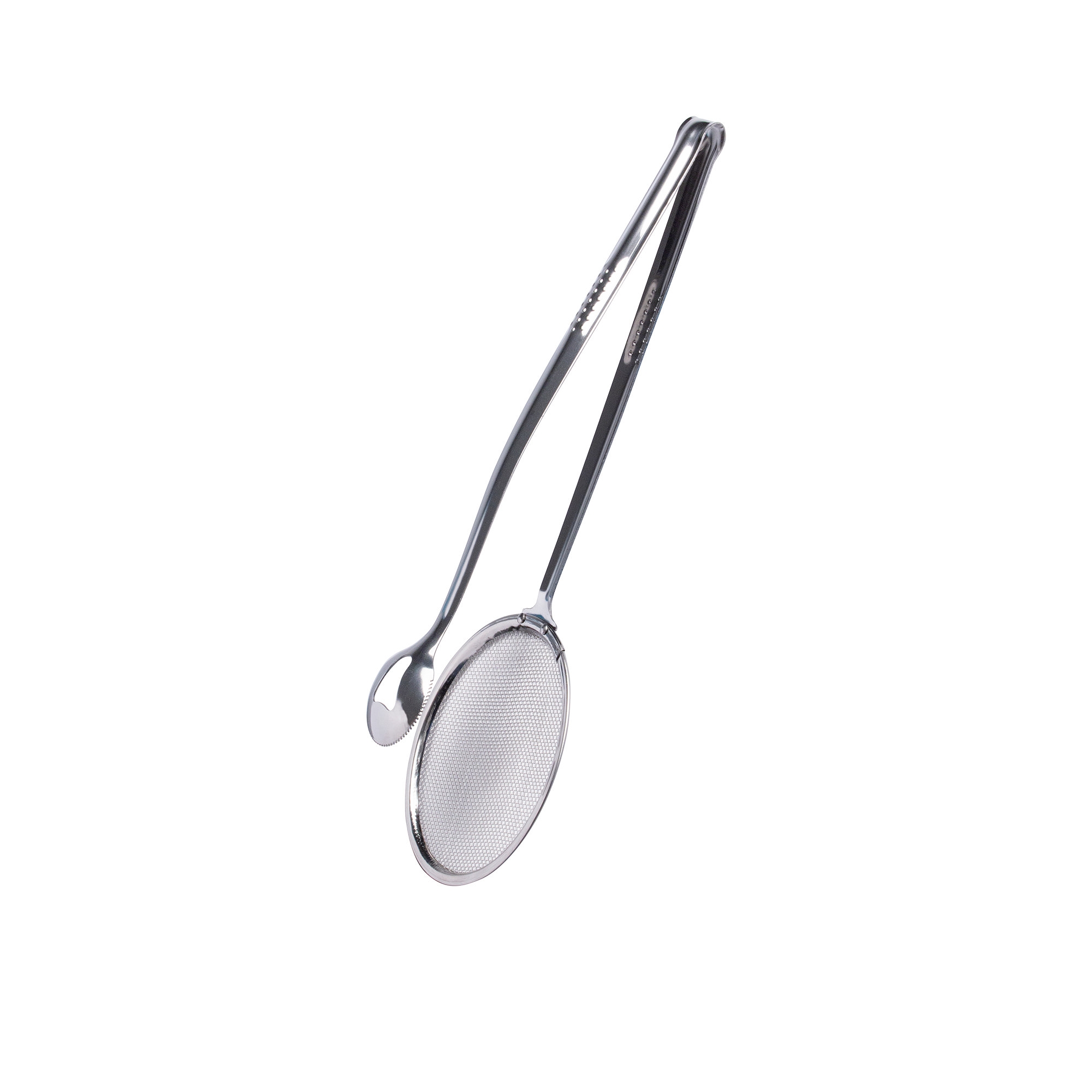 Cuisena Frying Tongs and Strainer 28cm Stainless Steel Image 1