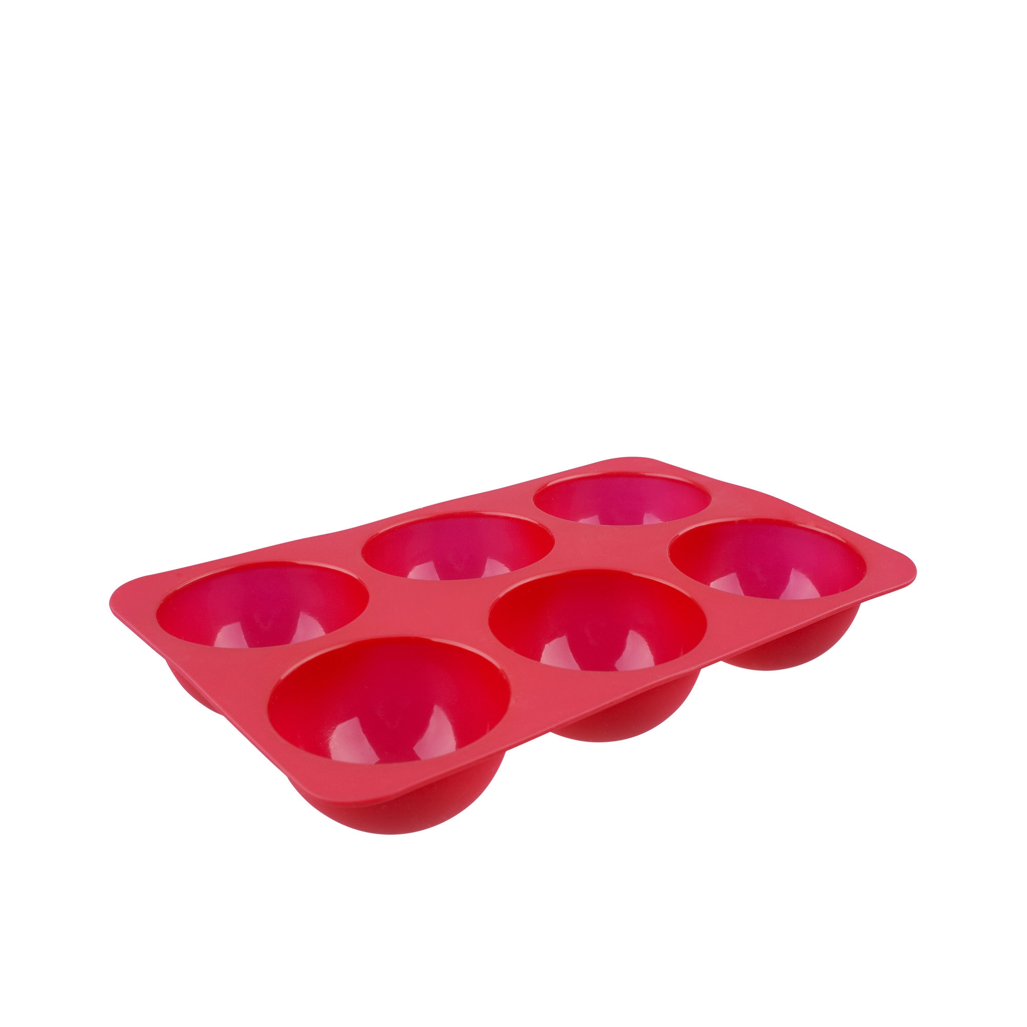 Daily Bake Dome Dessert Mould 6 Cup Red Image 1