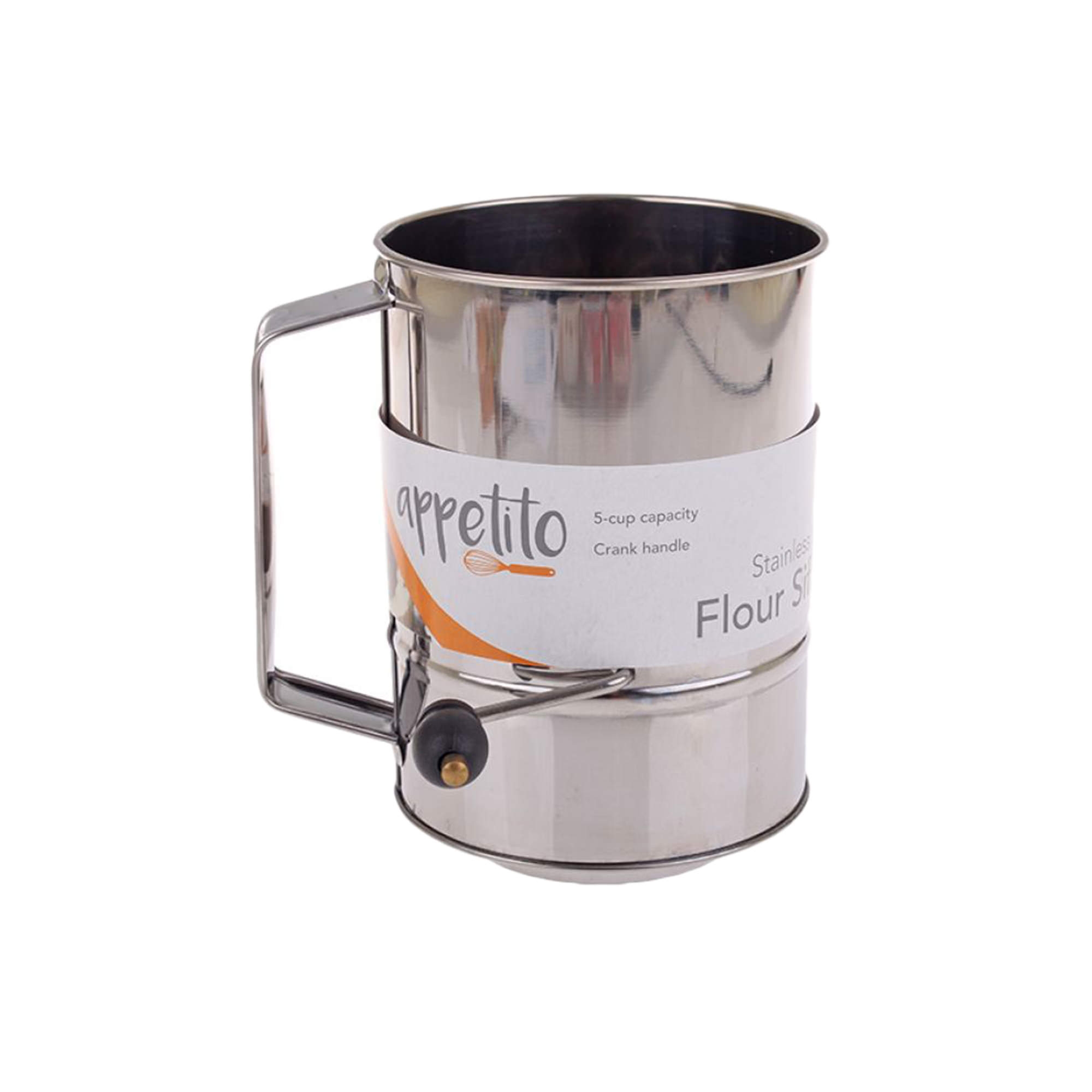 Daily Bake Flour Sifter Stainless Steel 5 Cup Image 2
