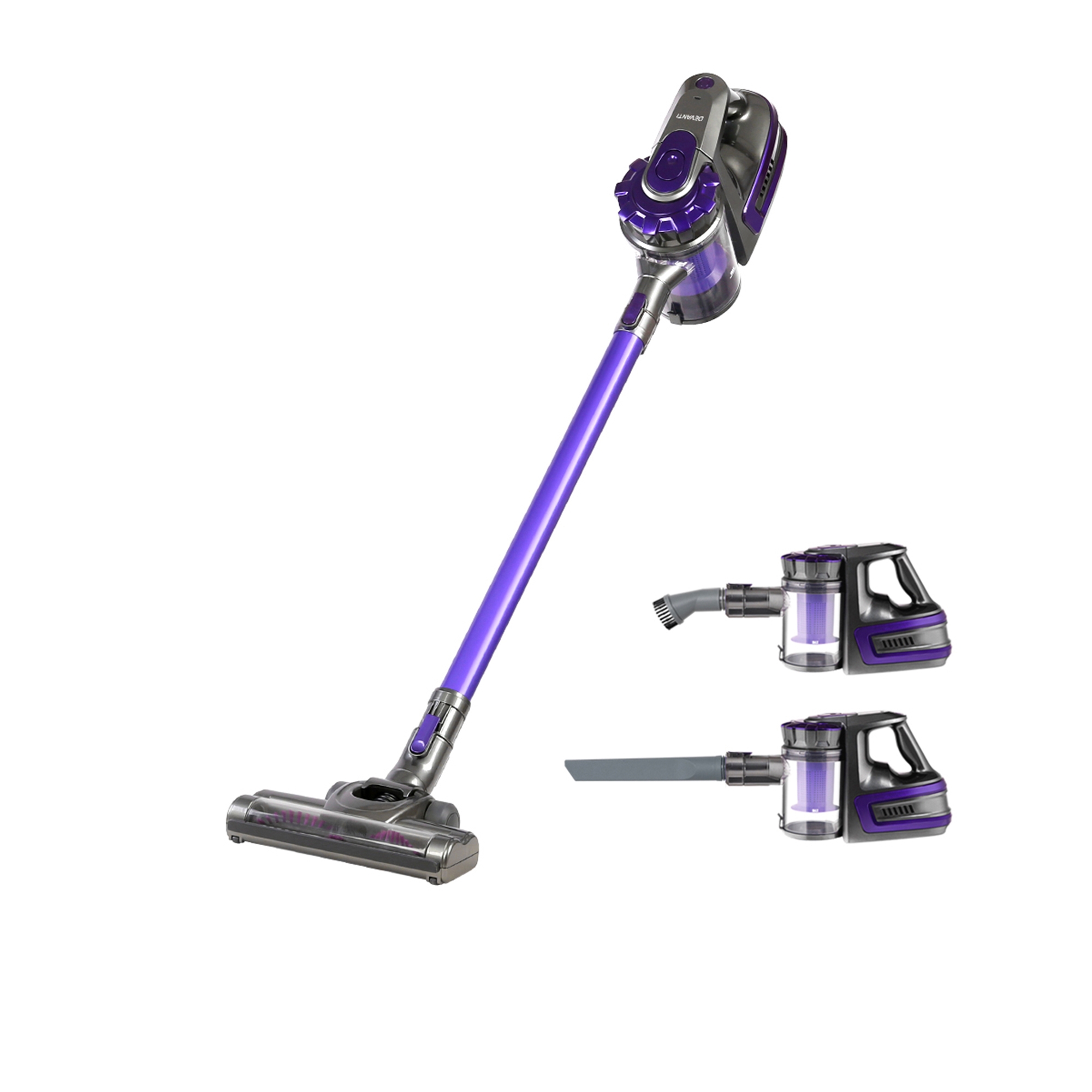 Devanti Cordless Handheld Bagless Stick Vacuum Purple Image 1