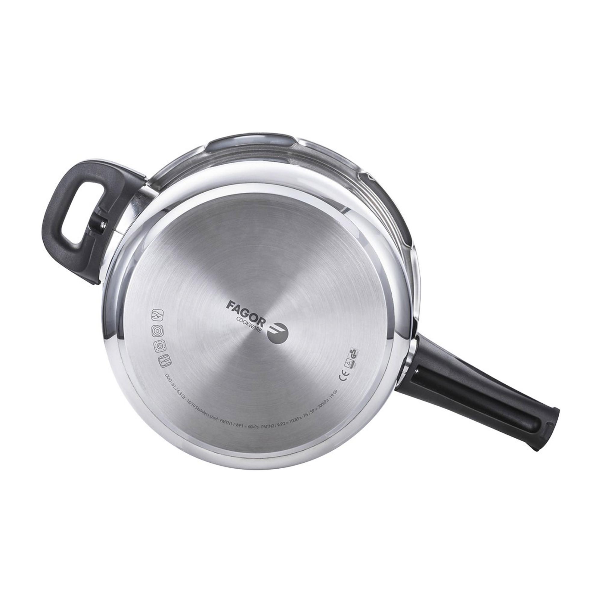 Fagor Duo Stainless Steel Pressure Cooker 7.5L Image 4