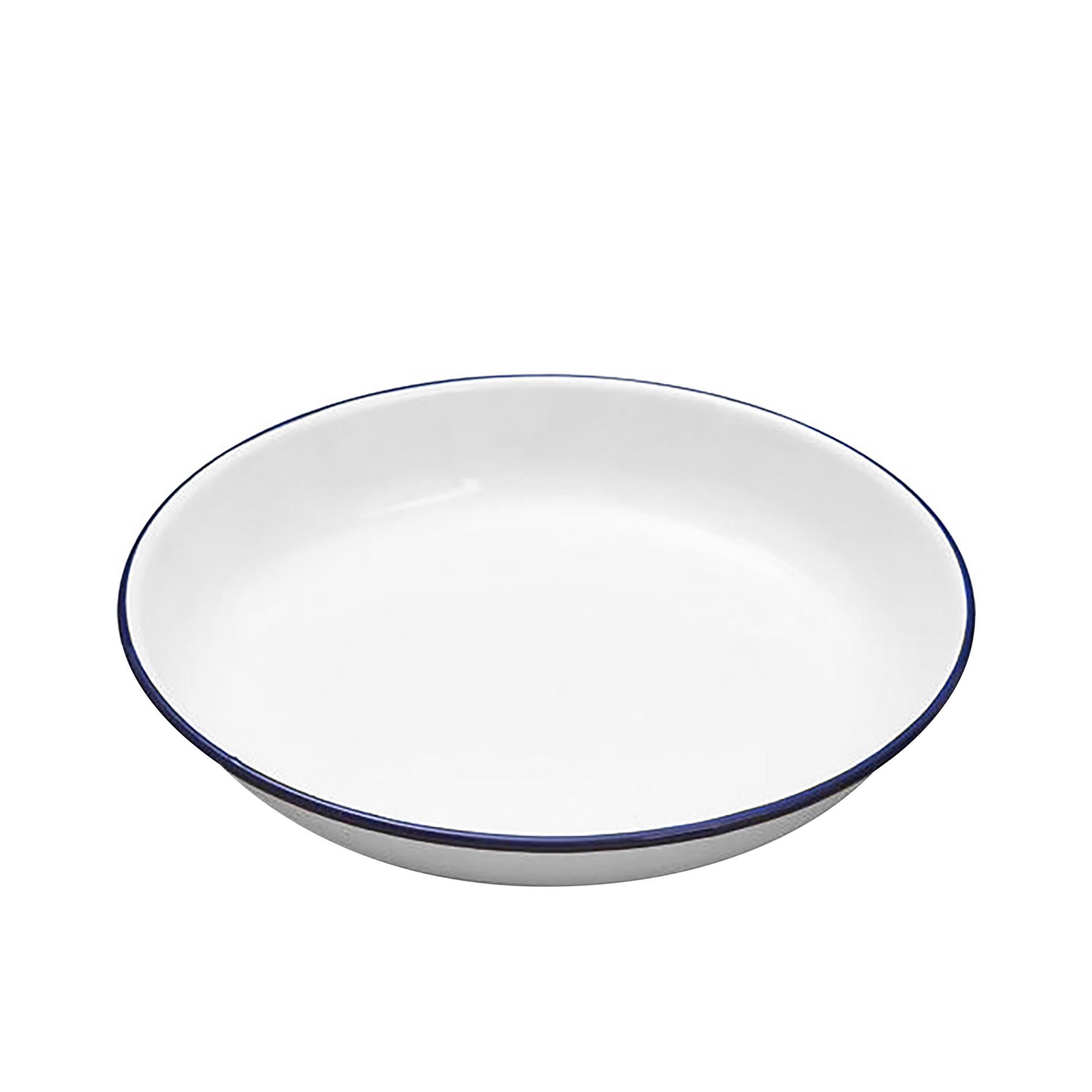 Falcon Enamelware Pasta Plate 24cm White Image 1