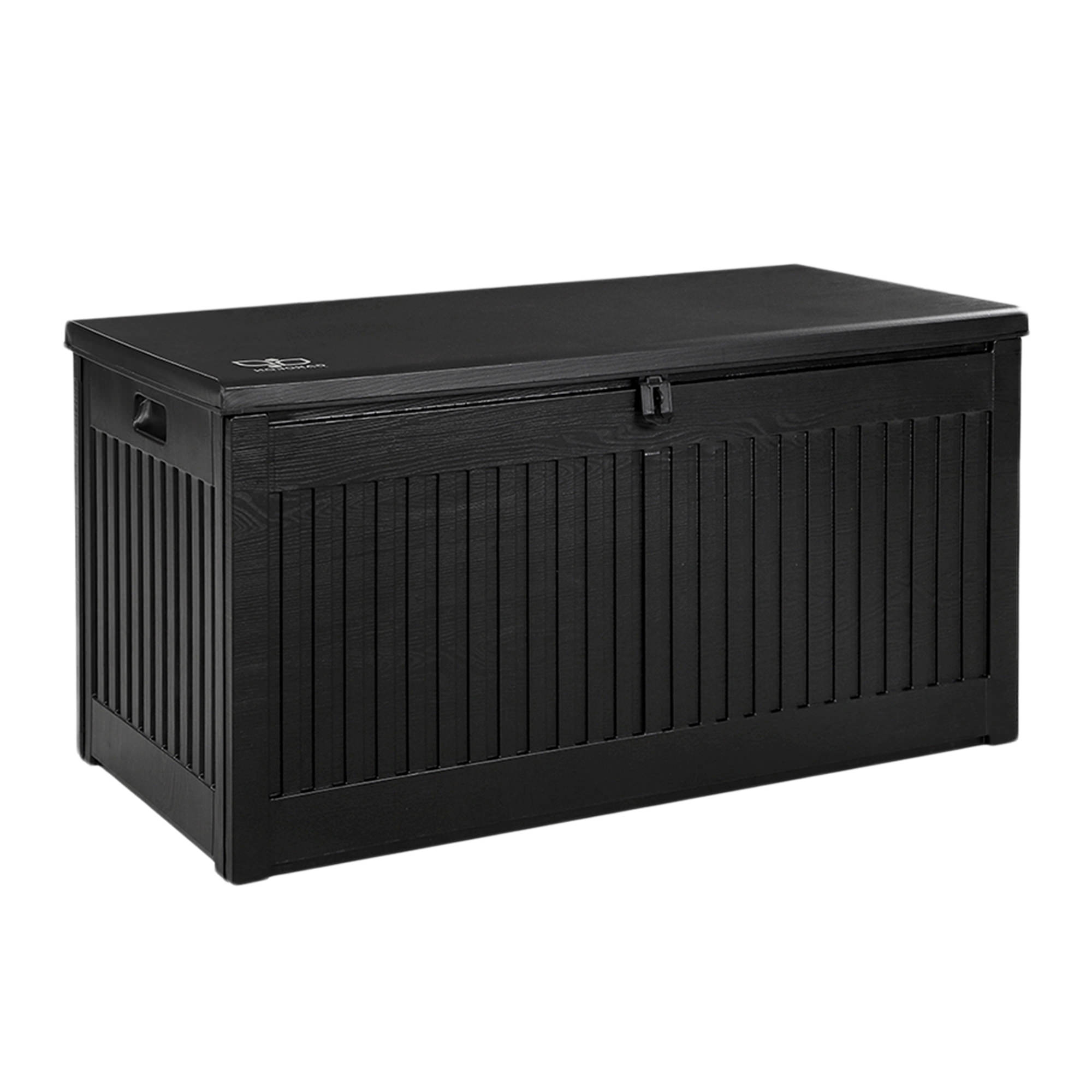 Gardeon Outdoor Storage Box 270L Black Image 1