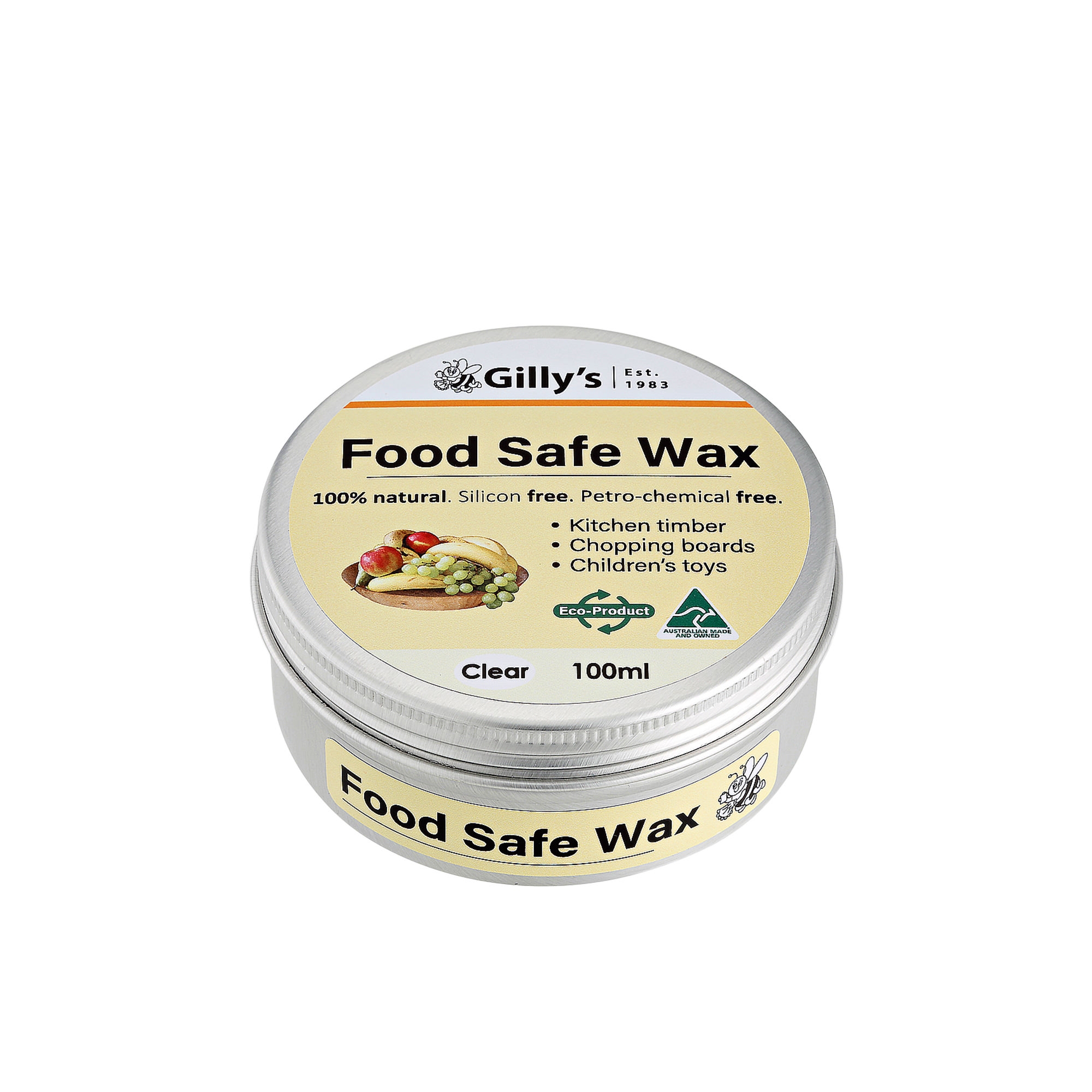 Gilly's Food Safe Wax 100ml Image 1
