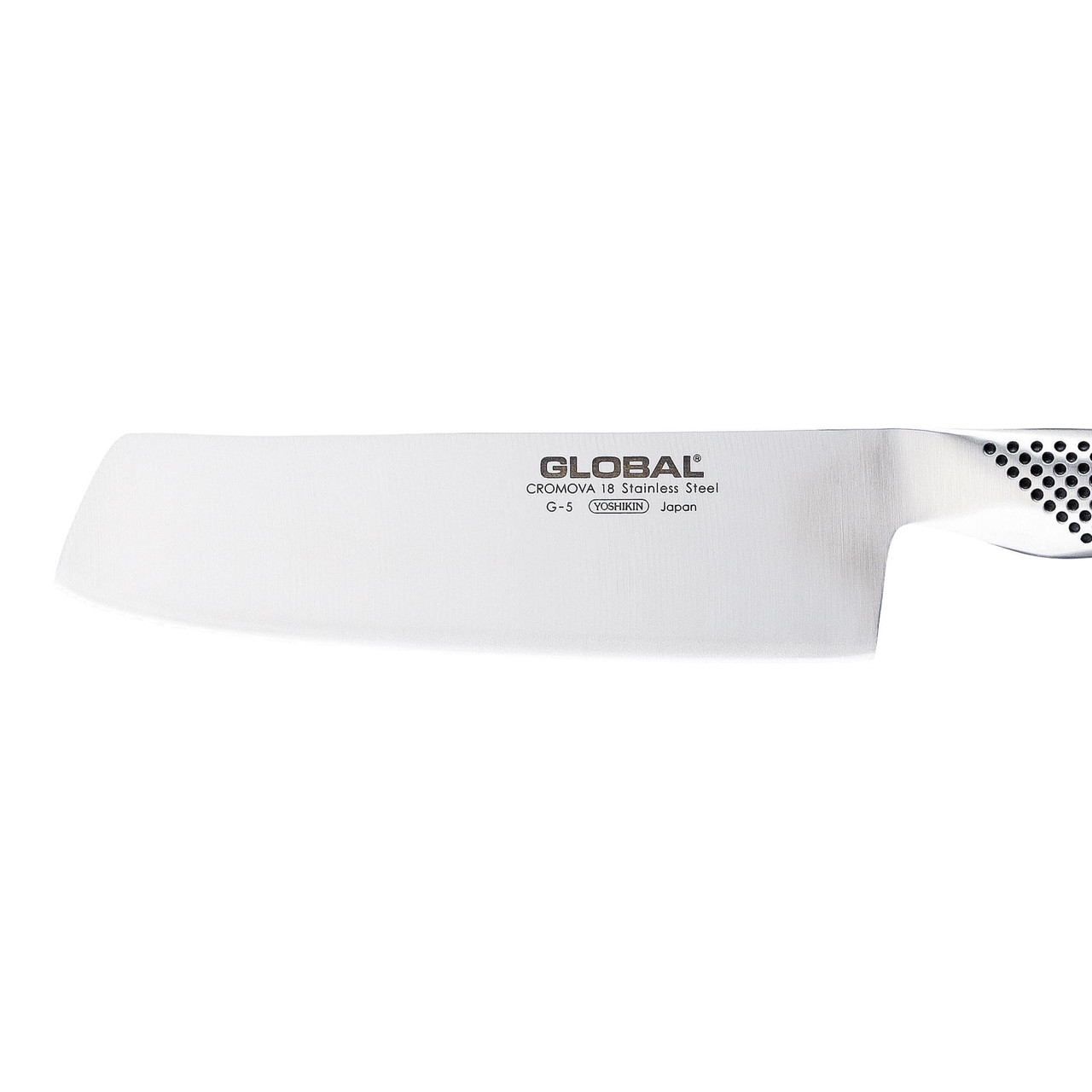 Global G-5 Nakiri Vegetable Knife 18cm Image 2