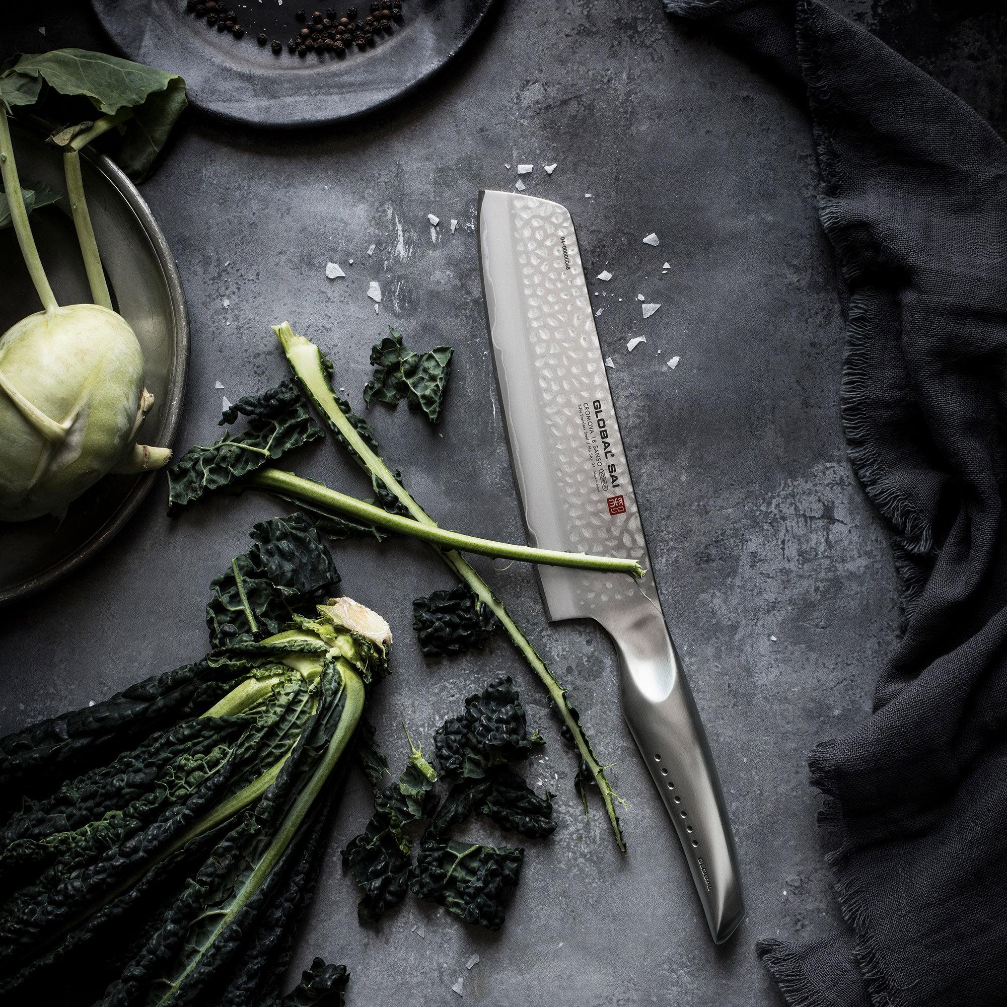 Global Sai Vegetable Knife 19cm Image 4