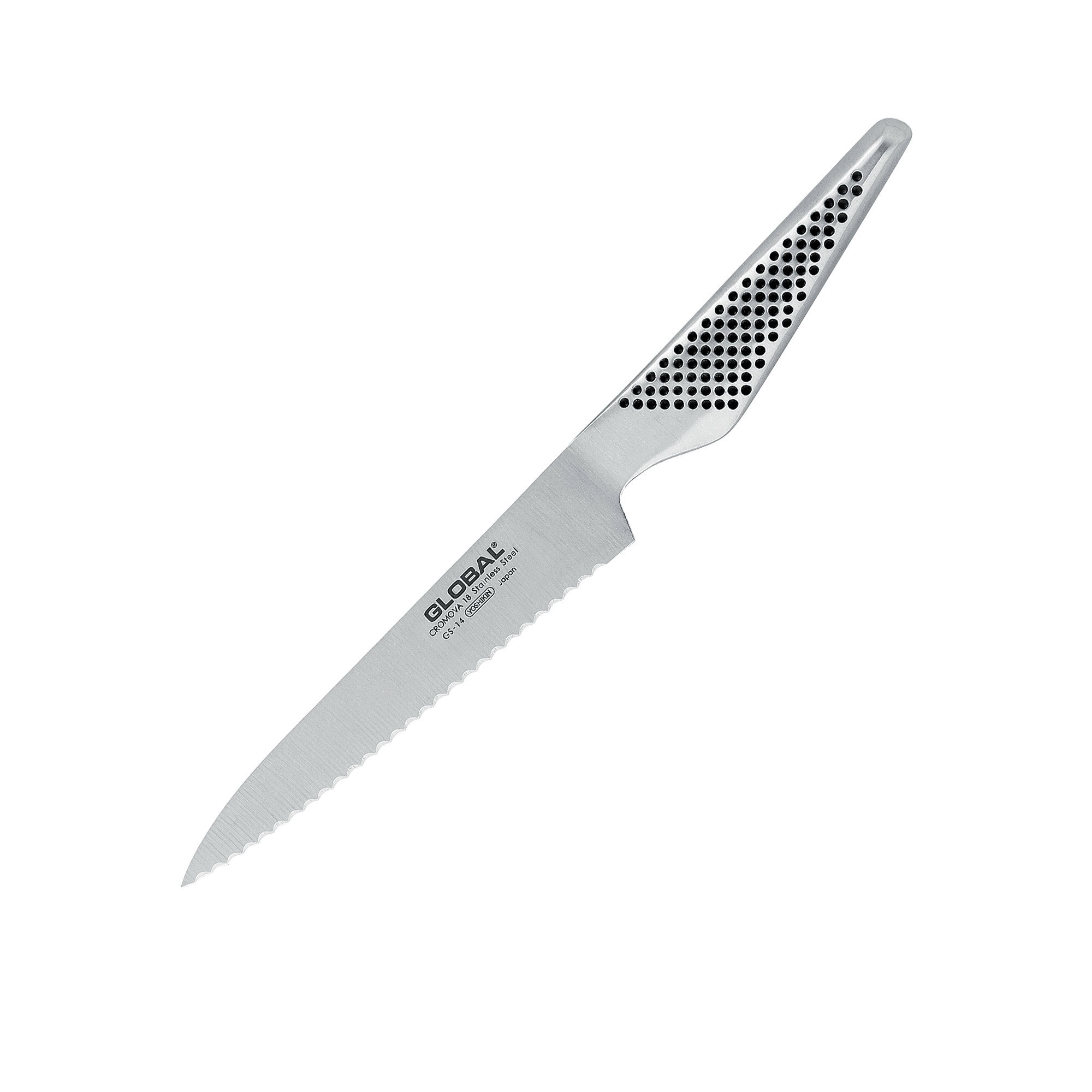Global GS-14 Utility Knife Scalloped 15cm Image 1