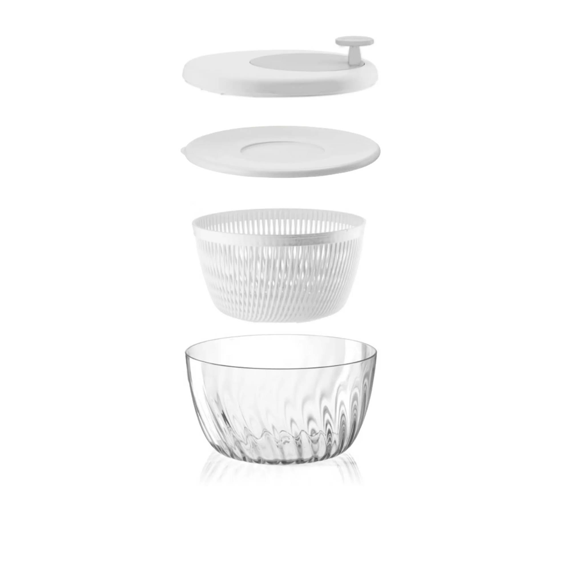 Guzzini Spin & Store Salad Spinner White Image 6