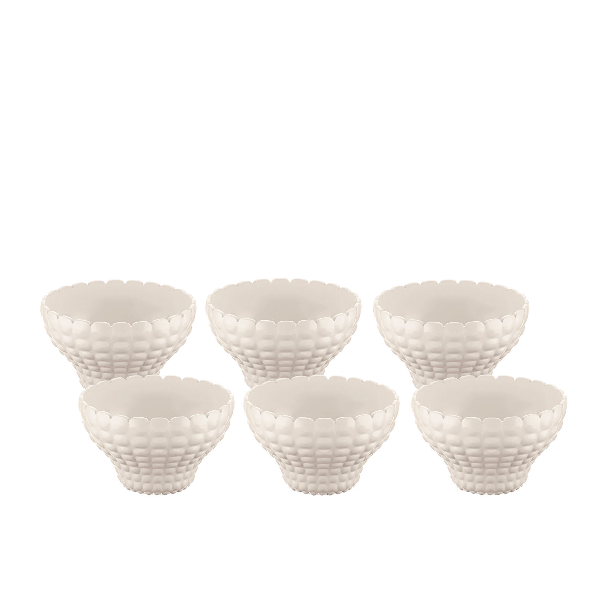 Guzzini Tiffany Serving Cup Set of 6 White Image 1