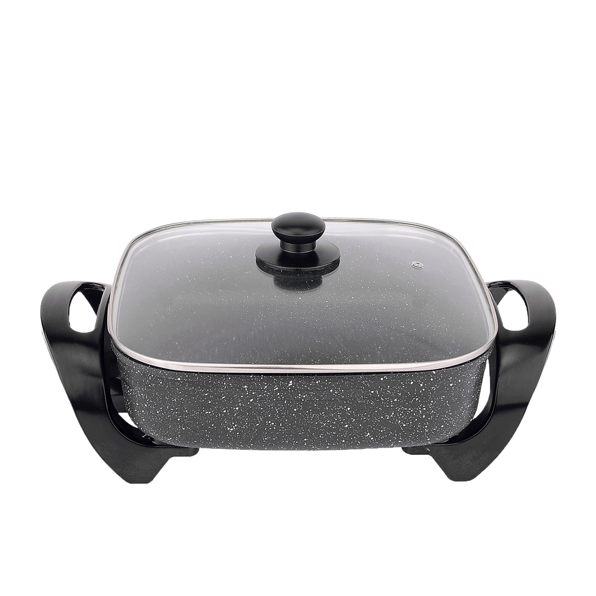 Healthy Choice Stone Coat Electric Frypan 30cm Black Image 1