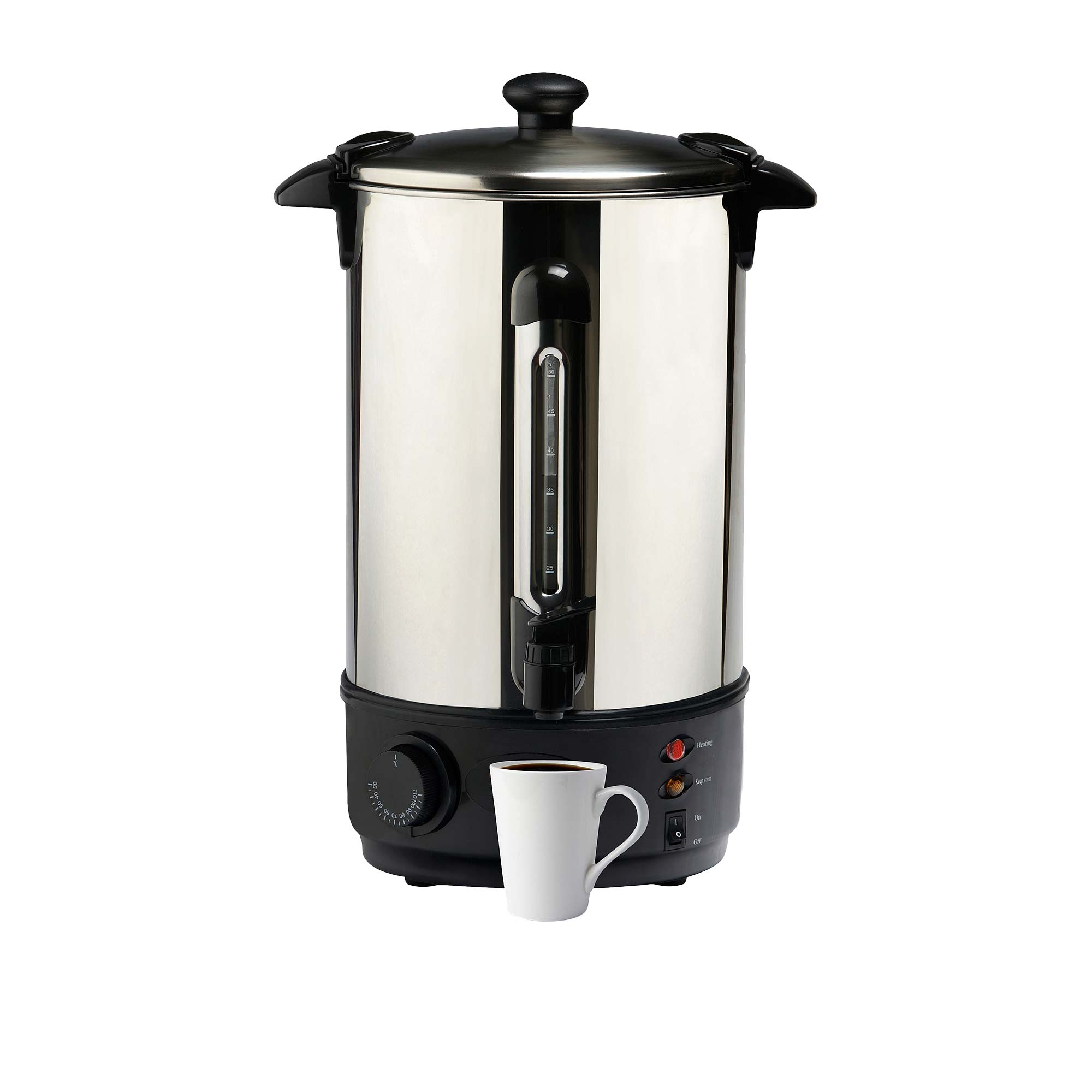 Healthy Choice Hot Water Urn 10L Silver Image 1