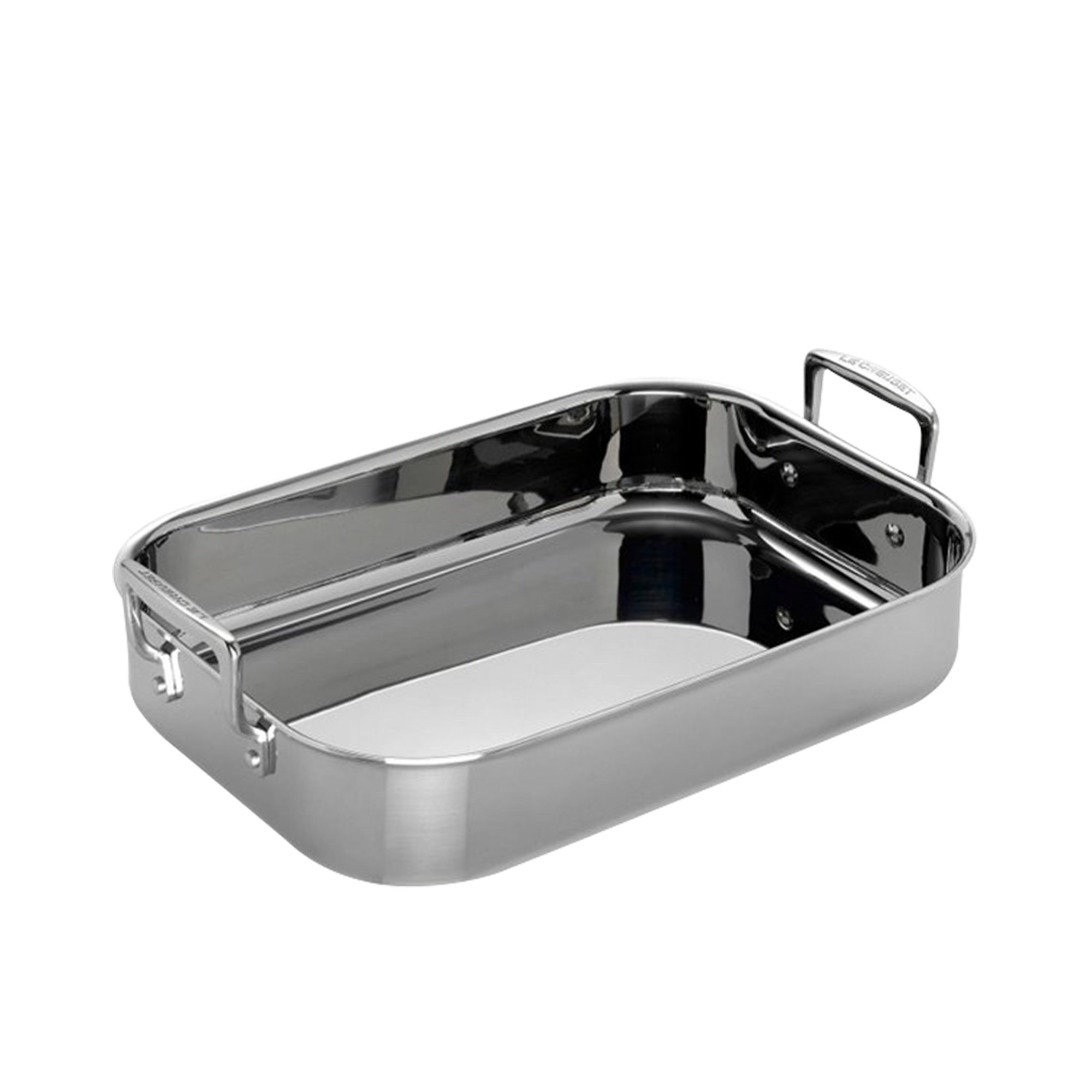 Le Creuset 3-Ply Stainless Steel Rectangular Roaster 35x25cm Image 1